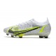 Fotbollsskor Nike Mercurial Vapor XIV Elite FG Silver Safari - Vit Svart Silver Neon