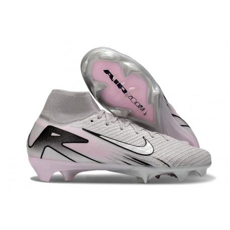 Nike Air Zoom Mercurial Superfly 10 Elite FG Grå Vit