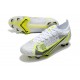Fotbollsskor Nike Mercurial Vapor XIV Elite FG Silver Safari - Vit Svart Silver Neon