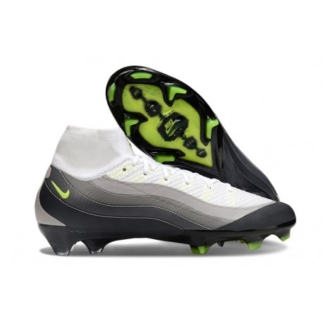 Nike Air Zoom Mercurial Superfly 10 Elite FG X AM95 SE Svart Vit Gul