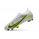 Fotbollsskor Nike Mercurial Vapor XIV Elite FG Silver Safari - Vit Svart Silver Neon