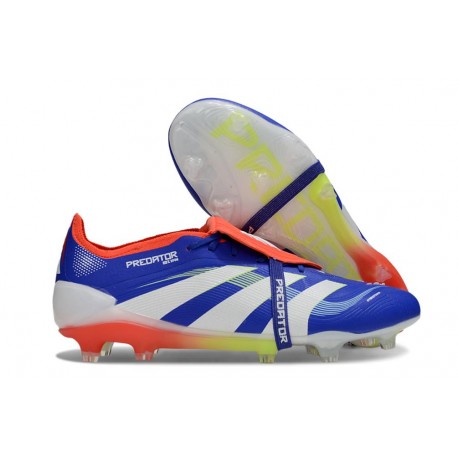 Fotbollsskor Adidas Predator Elite FT FG Blå Vit Röd 