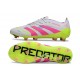 adidas Predator Elite 25 FG Vit Rosa Gul