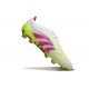 adidas Predator Elite 25 FG Vit Rosa Gul