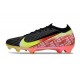 Nike Air Zoom Mercurial Vapor XVI Elite FG Svart Gul Röd Grön