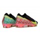 Nike Air Zoom Mercurial Vapor XVI Elite FG Svart Gul Röd Grön