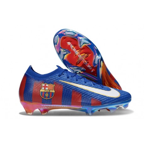 Nike Air Zoom Mercurial Vapor XVI Elite FG Barcelona Blå Vit Röd