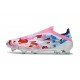 adidas F50 Elite Laceless FG Vit Rosa Blå