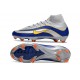 Nike Zoom Mercurial Superfly X Elite FG Silver Blå Gul