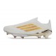 Fotbollsskor adidas F50+ LL FG Vit Guld