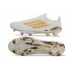 Fotbollsskor adidas F50+ LL FG Vit Guld