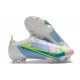 Nike Mercurial Vapor14 Elite FG Herr Vit Blå Grön