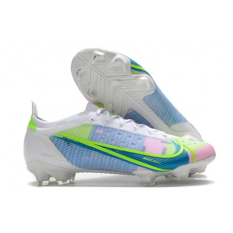 Nike Mercurial Vapor14 Elite FG Herr Vit Blå Grön