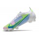 Nike Mercurial Vapor14 Elite FG Herr Vit Blå Grön