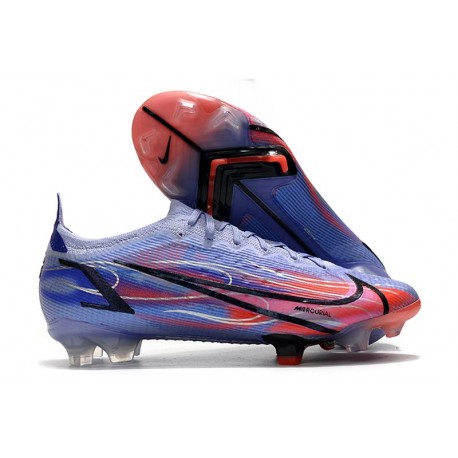 Nike Mercurial Vapor14 Elite FG Herr KM Flames - Lila Silver