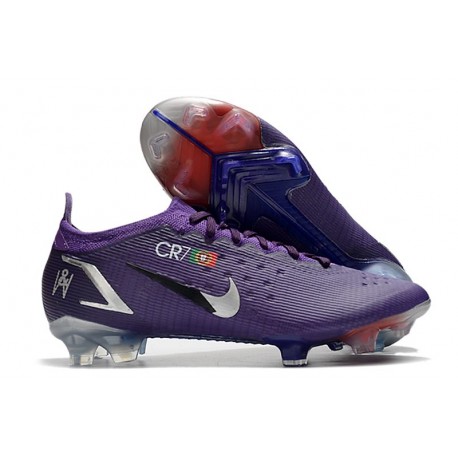 Nike Mercurial Vapor XIV Elite FG Ronaldo CR7 Lila Silver