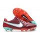 Nike Tiempo Legend 9 Elite FG Blueprint - Bordeaux Vit Rosa