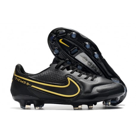 Nike Tiempo Legend IX Elite FG Ny Svart Guld